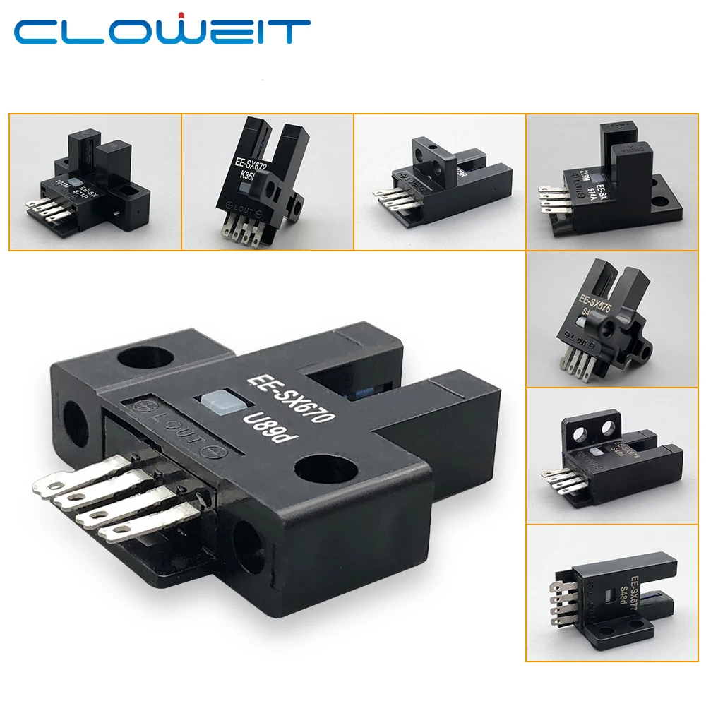 

5PCS Cloweit 5mm Micro Grooved Switch Photoelectirc sensor EE-SX670-671-672-673-674-675-676-677