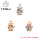 Браслет Somsoar, кожаный, шириной 8 мм, сетчатый, 10 шт.лот