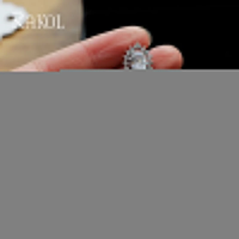 RAKOL корейские элегантные серьги-подвески AAA + фианиты Длинные большие кристаллы