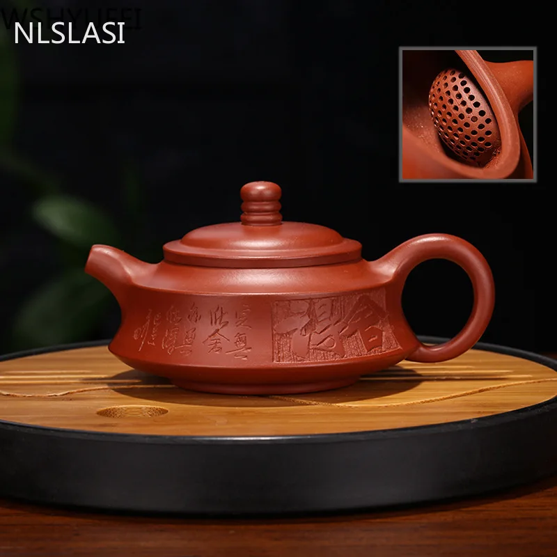 Чайник NLSLASI Yixing Zisha известный чайник Dahongpao чистый ручной работы из сырой руды и