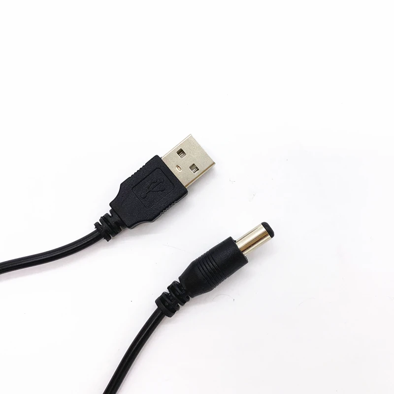 80 см длина лучший черный USB порт 5 в 5*2 1 мм DC цилиндрический кабель питания разъем