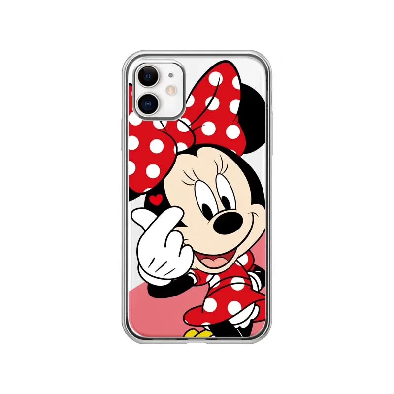 style9 mnbx Чехол с милым рисунком Минни Ститч биглс для iPhone 11 Pro Max Xr X Xs 7 8 6 s Plus Дональд Дак Дейзи Принцесса мягкий чехол - Цвет: style9 mnbx