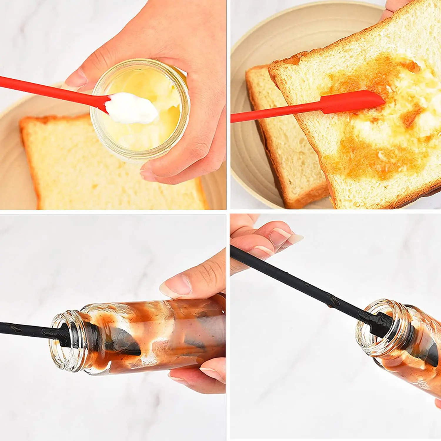 3 шт. силиконовые мини-лопатки для крема | Дом и сад