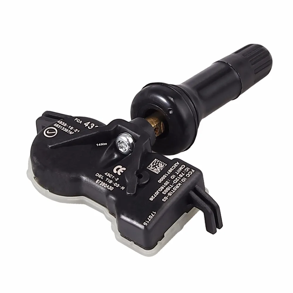Автовыход для 4 шт. TPMS датчик давления в шинах для 68313387AB 433 МГц датчик контроля давления в шинах