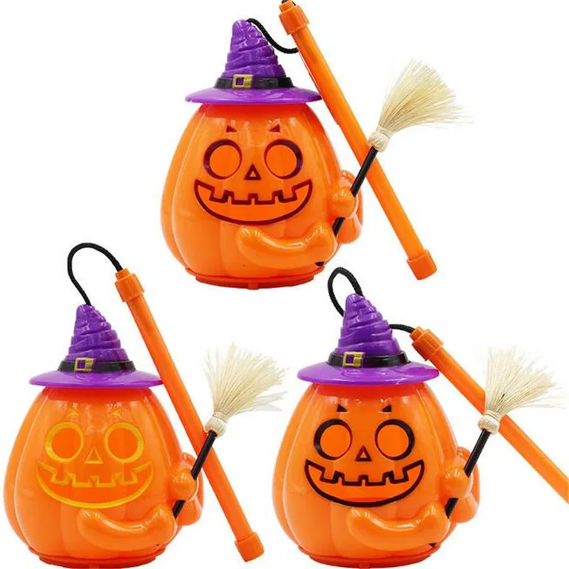 Хэллоуин фонарь в форме тыквы портативный звук управления лампы хэллоуин