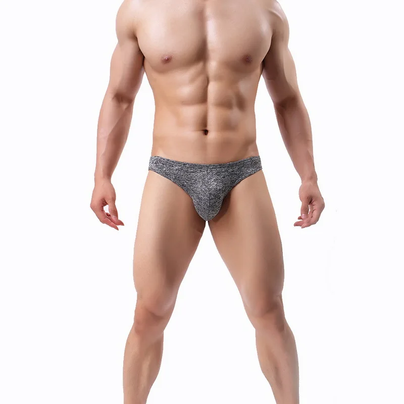 Мужское нижнее белье одноцветные дышащие мужские трусы u образные выпуклые