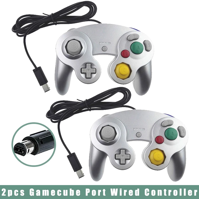 

2pcs Wired Gamepad For Nintend Switch GC Port NGC Joystick For Wiiu Wii Gamecube Controller Joypad Game Consoles Accessories HOT