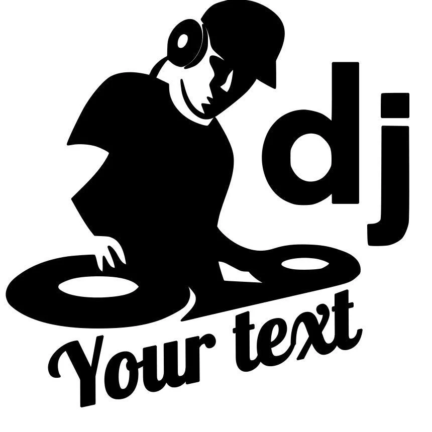 

Car Decoration Personality DJ Music Text Decal Sticker Handsome Sticker Vinyl Car Sticker ZWW-0023,15cm*14cm