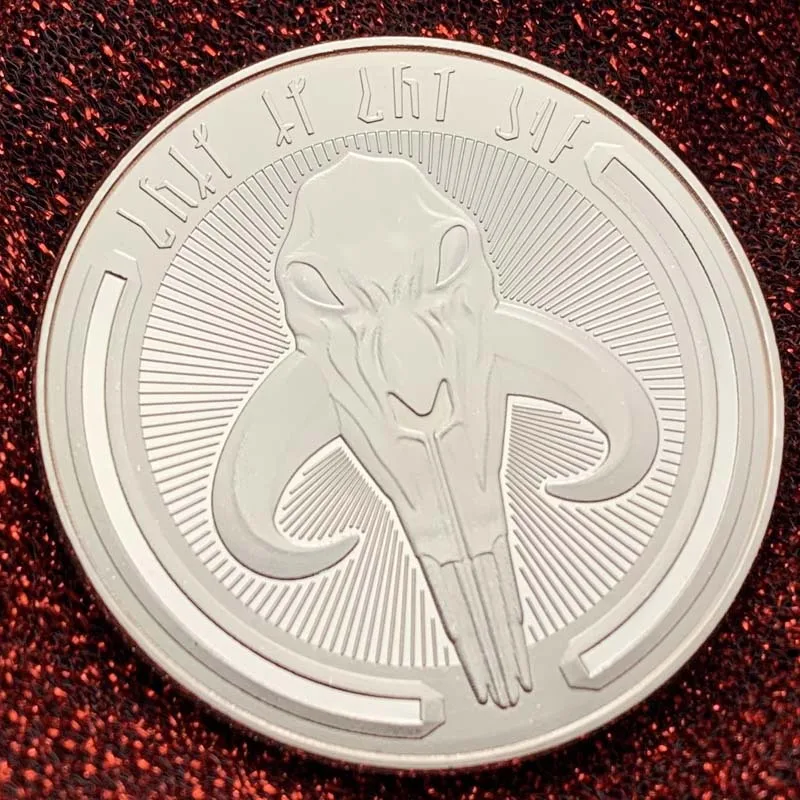 

THE CHILD Silver Plated Challenge Coin Movie Around Commemorative Coins Kids Toys Gifts Collectible