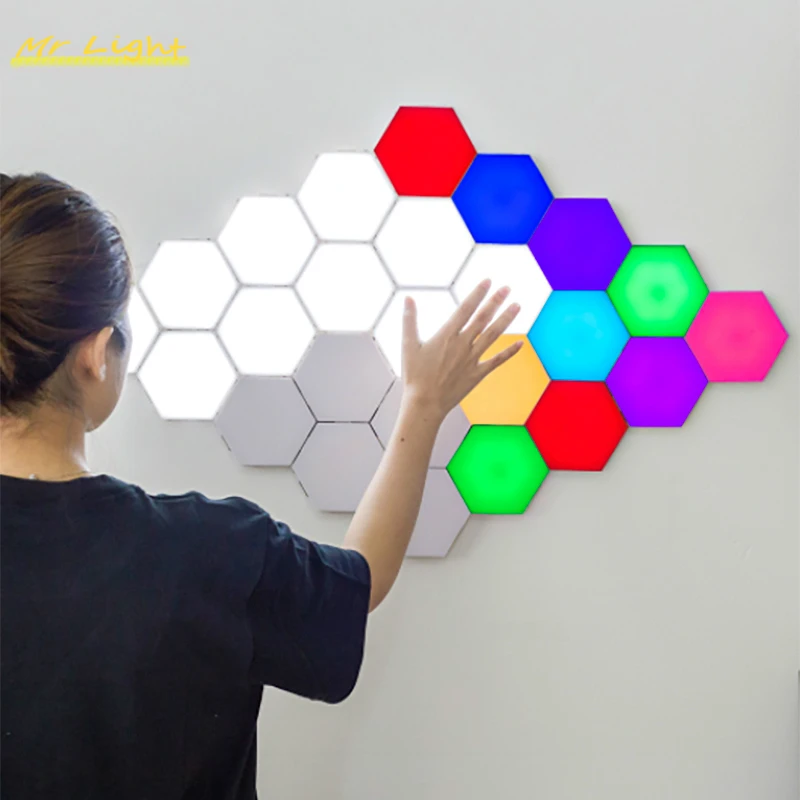 

Nordic LED Night Light Quantum Lamp Modular RGB Colors Touch Helios Lighting Home Decoration Bedroom Bedside Magnetic Lights
