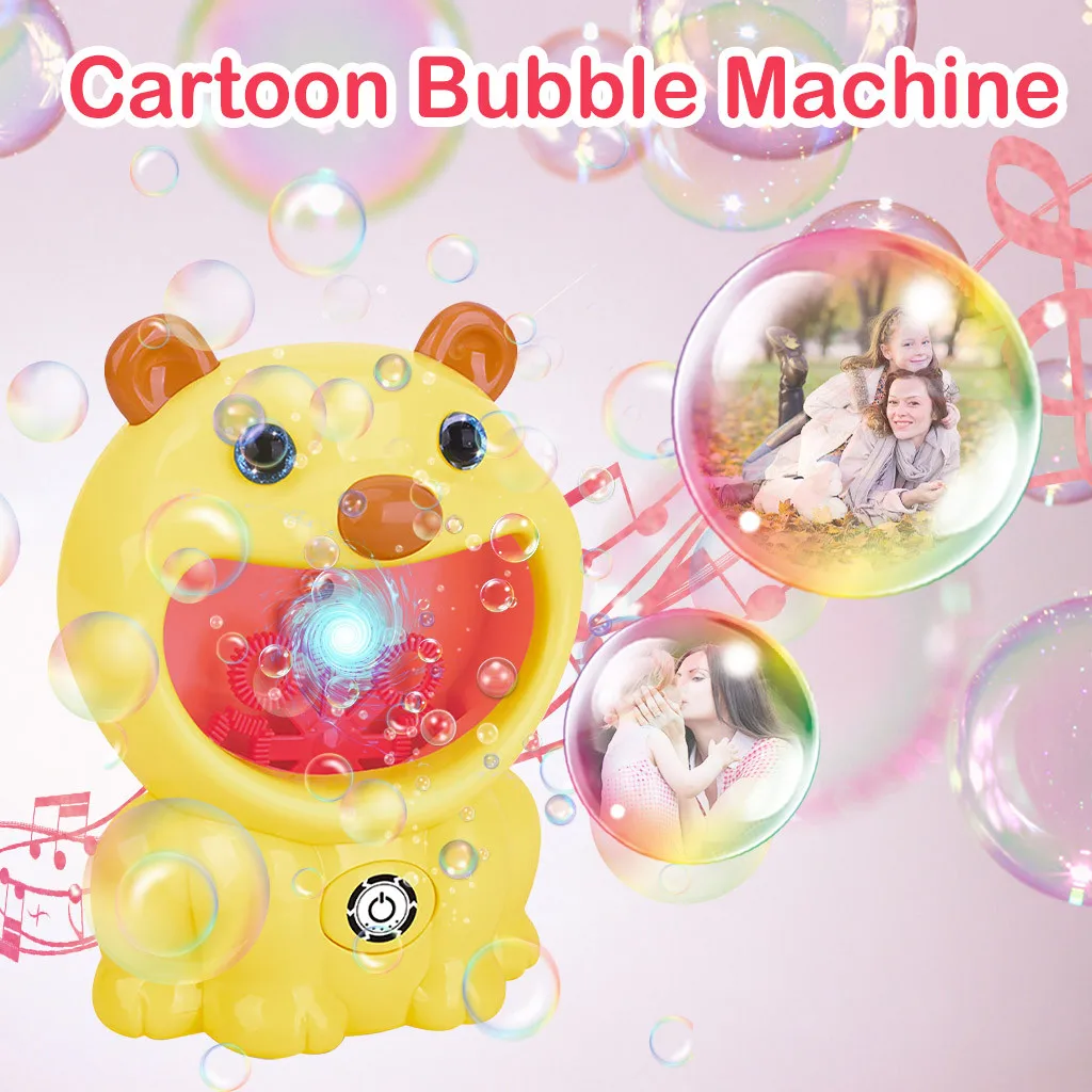 Новинка милая лягушка автоматическая машина для пузырьков пистолет мыло