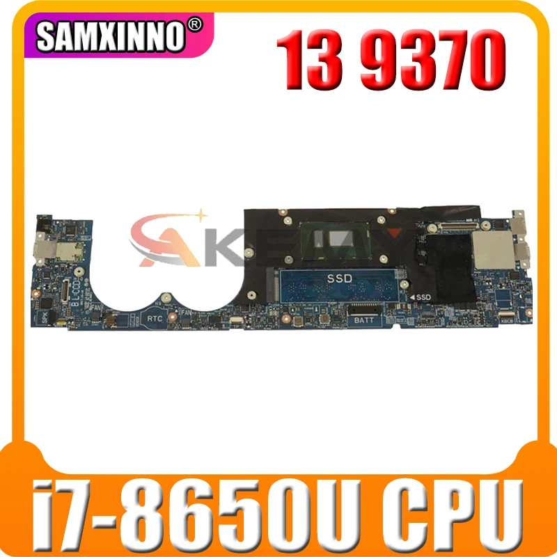 

Для Dell XPS 13 9370 Материнская плата ноутбука 8G Оперативная память SR3L8 i7-8650U Процессор LA-E671P CN-0JHN2Y 0JHN2Y JHN2Y 100% рабочих