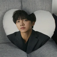 hot sale custom actor singer lee seung gi heart shape pillow covers bedding comfortable cushionhigh quality pillow cases