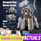 Высокотехнологичные строительные блоки MOULD KING 3-в-1, робот уран хека с дистанционным управлением, сборные блоки, модель, игрушки для мальчиков, подарок на день рождения