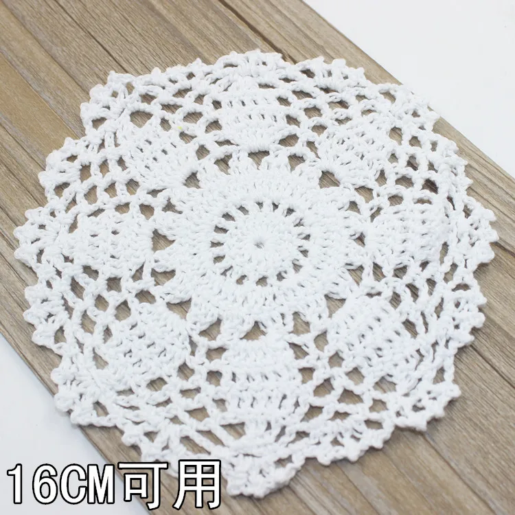 D 160mm Чистый хлопок вязание узор Ловец снов материал DIY Ловец снов ручной работы аксессуары - Цвет: D 160mm