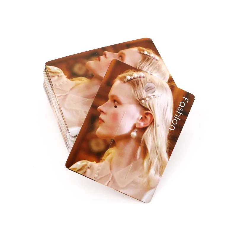 

Fashion 6.8*8.8cm 100PCS/lot Hair Accessories Display Card Hair Band Clip Pins DIY Package Paper Cards Hanger Holders