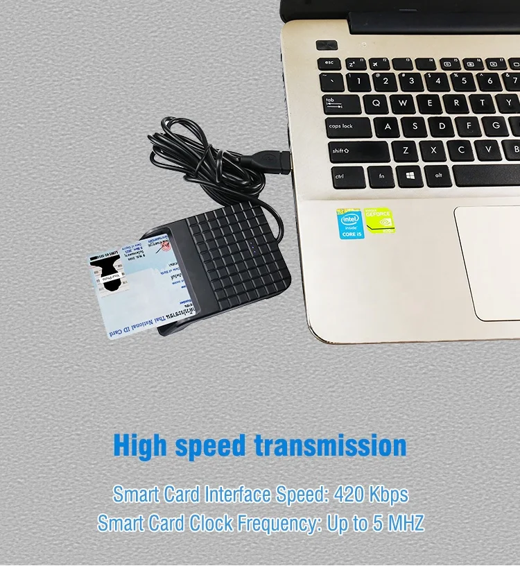 PC-LINK ISO 7816 USB IC Chip Smart Card Reader with PC/SC CCID Protocal DCR33 | Безопасность и защита