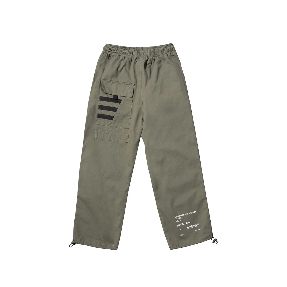 

Mem's Pant Three Bar Pocket Stitching Simple Thin Line Straight Trousers Street Hip-Hop Basketball Pants