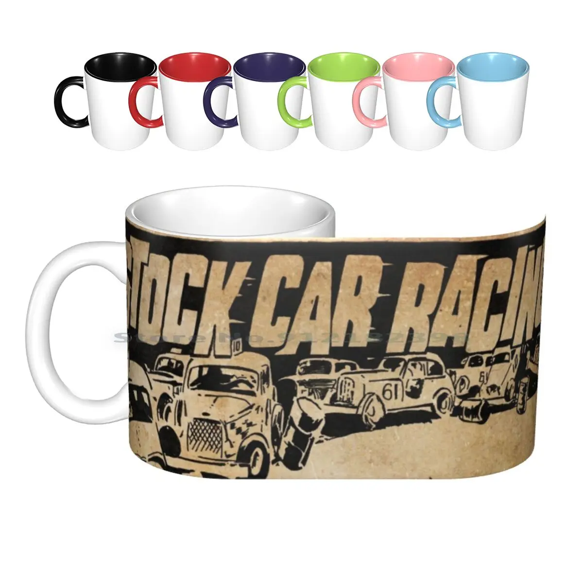 

Stock Car Racing Ceramic Mugs Coffee Cups Milk Tea Mug Brisca Heritage Stock Car Stock Cars Stock Car Racing Creative Trending