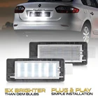 Светодиодный ная лампа для номерного знака для Renault Scenic 2, 3, Modus, Laguna 2, 3, Espace, 4, Zoe Captur, Fluence, Dacia, Duster, Logan, Lodgy