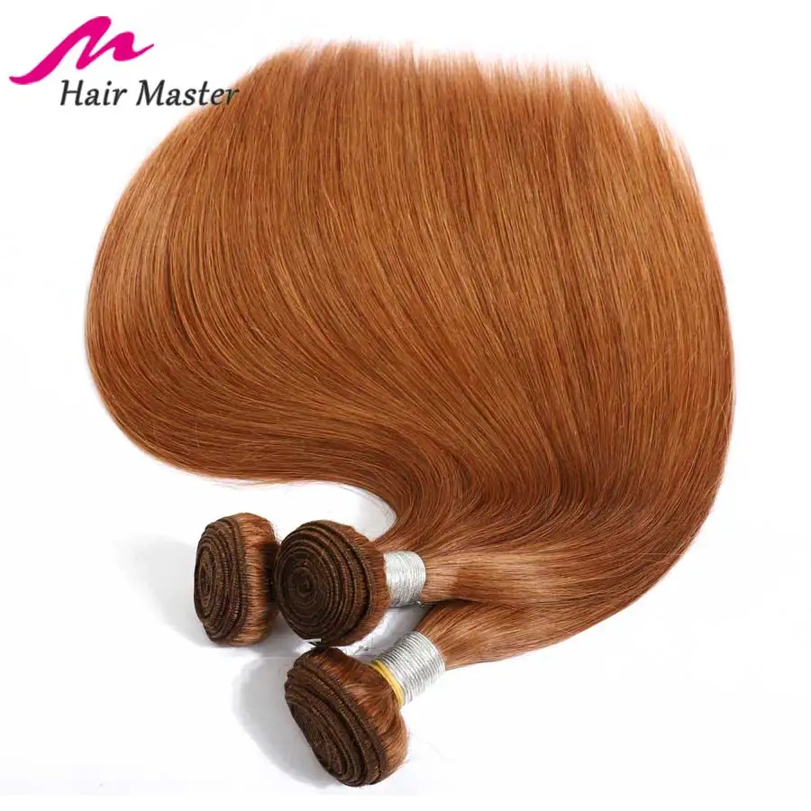 Hair Master бразильские прямые волосы в пучках, Цвет 30 пряди человеческих волос для Инструменты для завивки волос 1/3/4 Связки 8-28 дюймов пучки волос Remy предложения