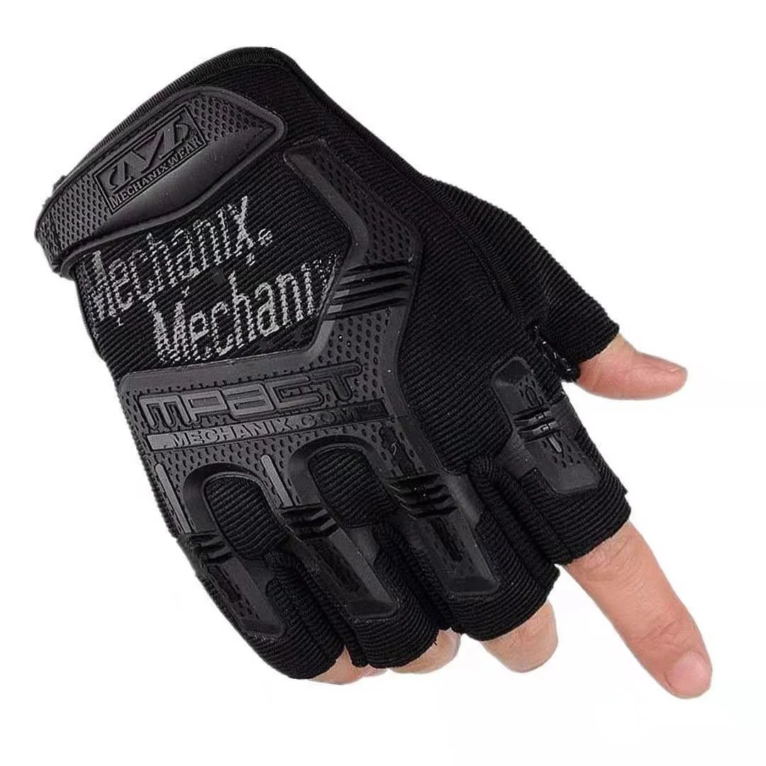 

Cycling Half Finger Gloves men's summer thin outdoor sports antiskid wear resistant Motorcycle Bicycle tactical gloves