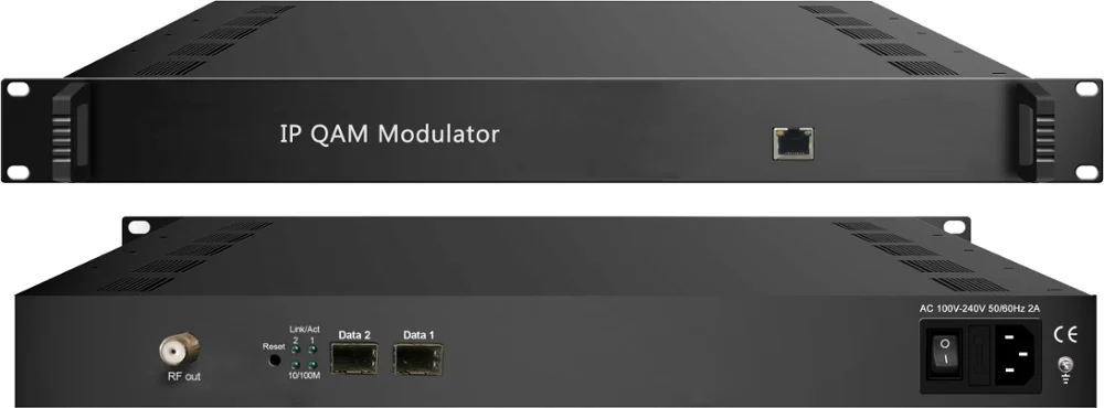 

16 IN 1 IP to QAM Modulator IP to DVB-C Hotel and Hotel Cable TV DVB Headend Equipment Multiplexing Scrambling Modulator