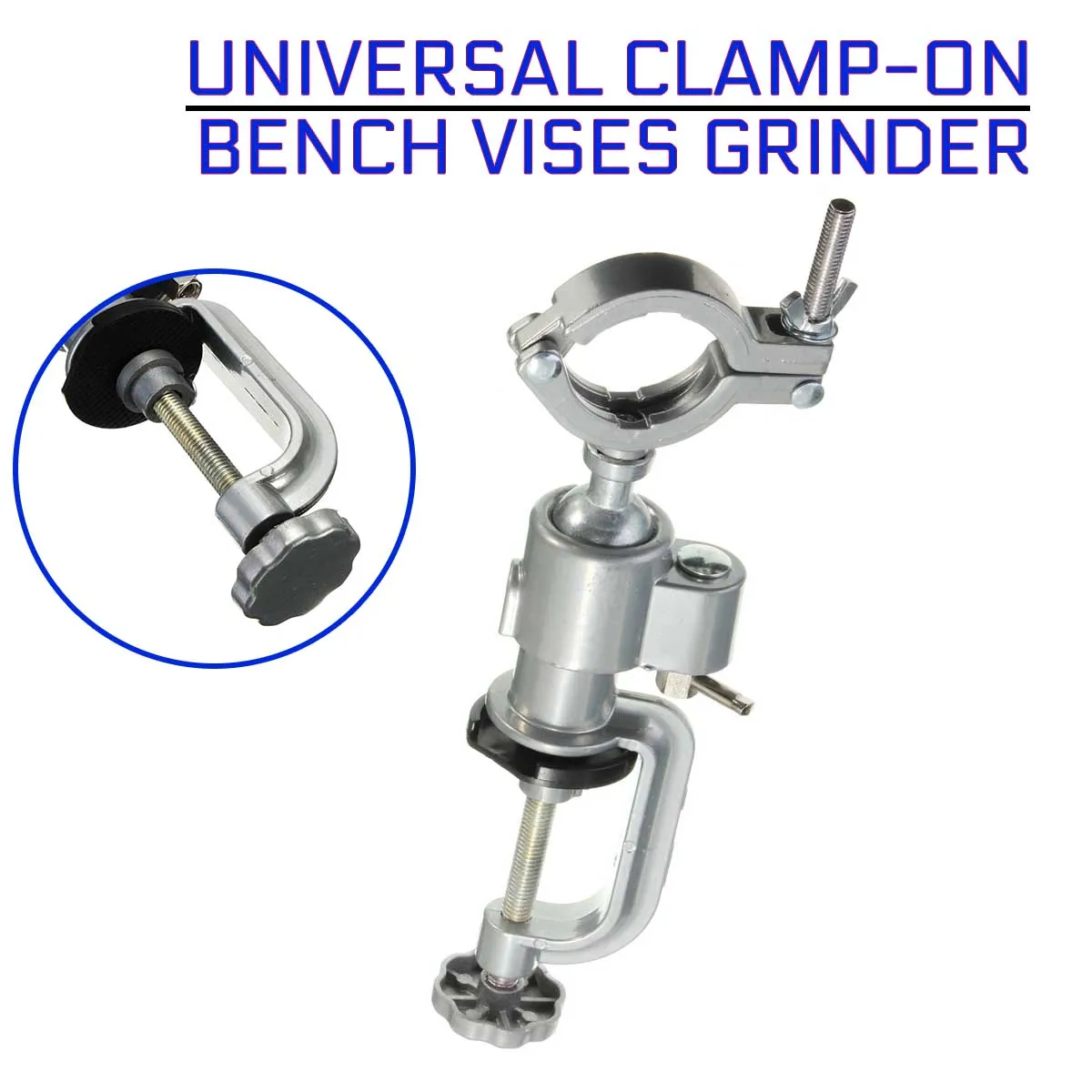 Universal Clamp-on Bench Vises Electric Drill Grinder Accessory  Stand Holder Electric Drill Multifunctional  Rack Bracket