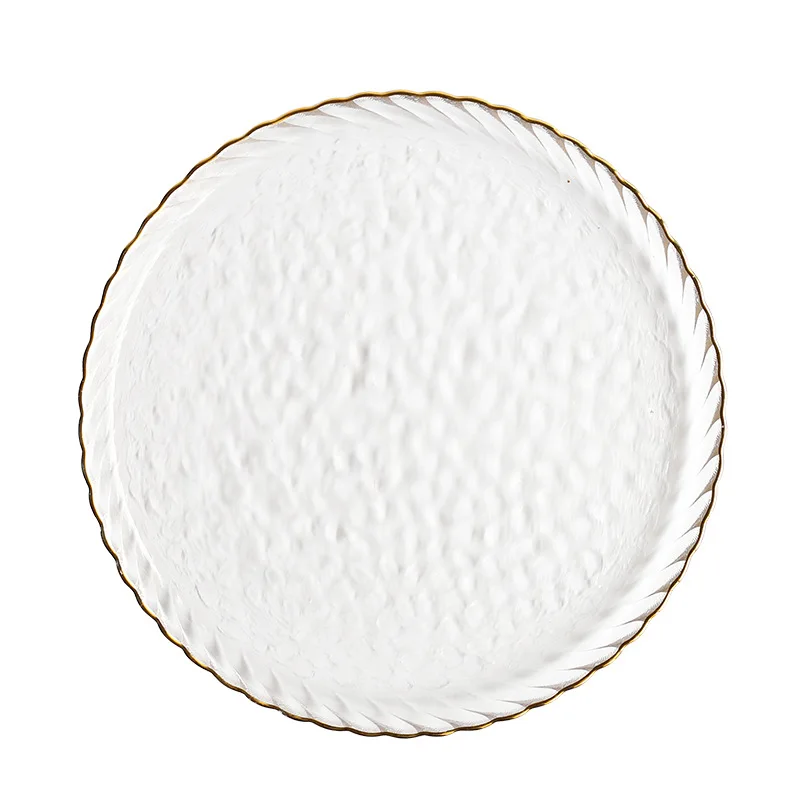 Скандинавская стеклянная тарелка с холодным ветром в стиле ins из Пномпеня для