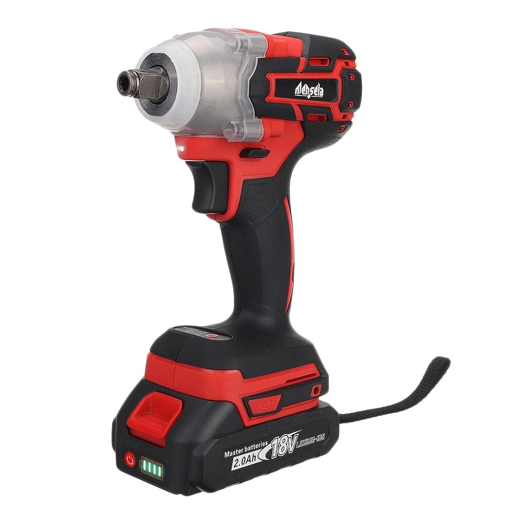 

380N.M Brushless Cordless Electric Impact Wrench Driver 1/2 inch 3 Gear Speed Wrench Screwdriver for Makita 18V Battery