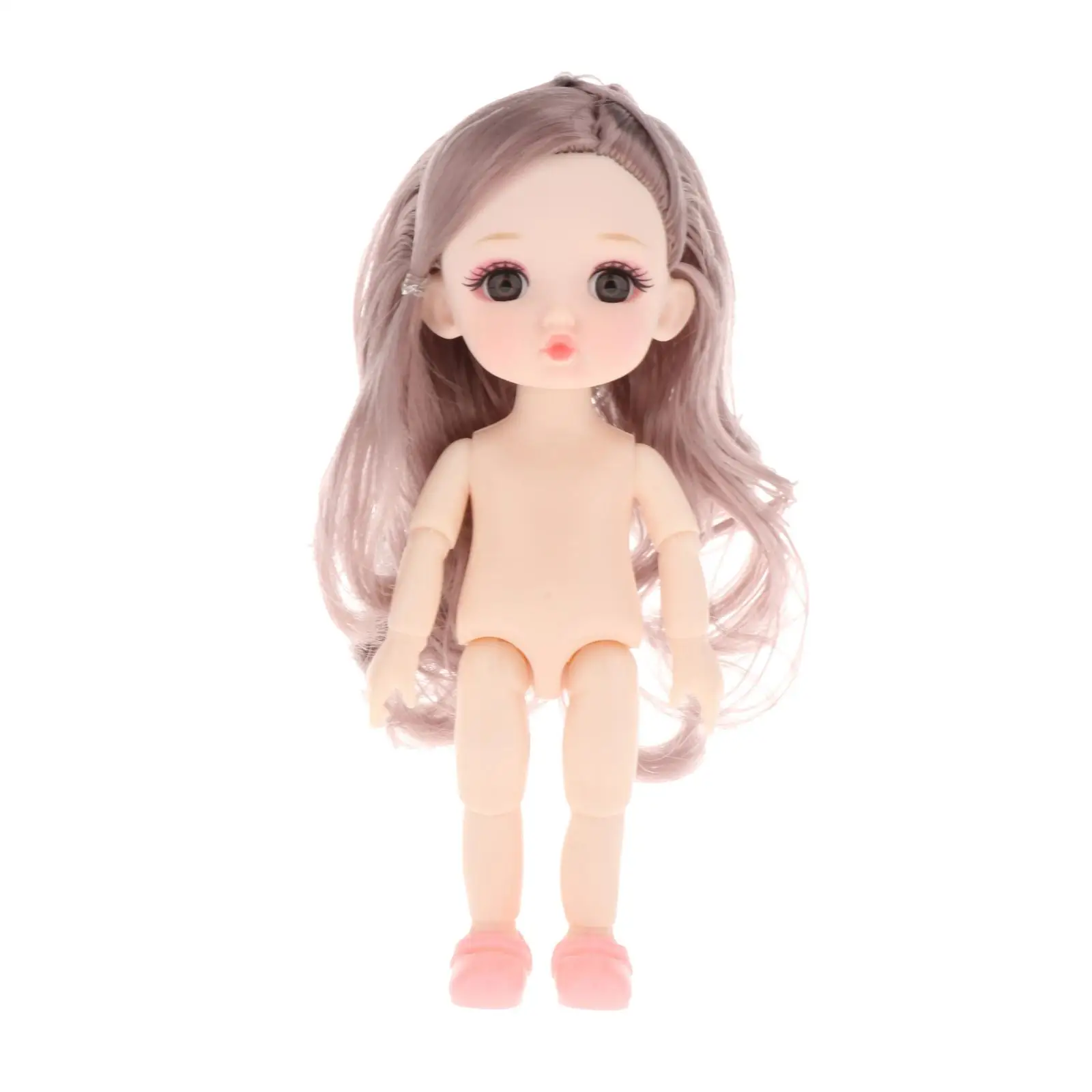 Симпатичные Мини-куклы 1/12 BJD с голой девушкой тело 3D глаза игрушка для девочек