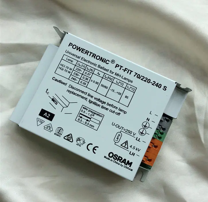 Osram PT-FIT 35 Вт 70 металлическая галогенная лампа электронный балласт Трековый