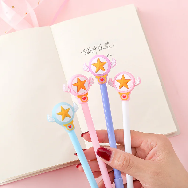 Сейлор Мун Card Captor Cardcaptor Sakura Волшебная палочка с 0 5 мм карандаш гелевая ручка