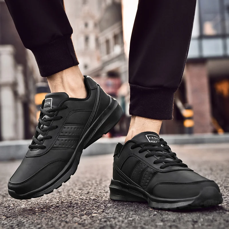 Кроссовки мужские зимние однотонные большой размер 48 |