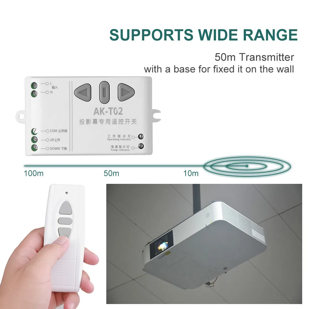 Умный беспроводной пульт дистанционного управления экран 433 МГц - купить по