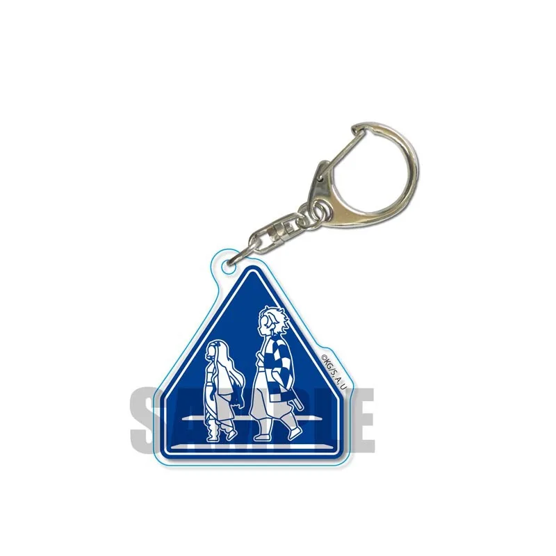 

Anime Demon Slayer Figure Indicator Key Chains Brinco Blade Of Ghost Keyring Kamado Tanjirou Pompom Yaiba Child Toy Keychain