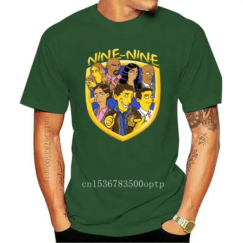 

Черная Хлопковая мужская футболка Brooklyn 99 девять, от поставщика