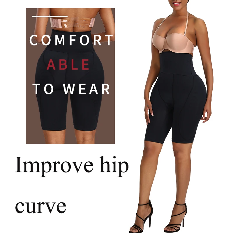 NINGMI Plus Size Hip Enhancer Shaper Panties Women Butt Lifter Body Shaper Underwear High Waist Tummy Control Body Shapewear