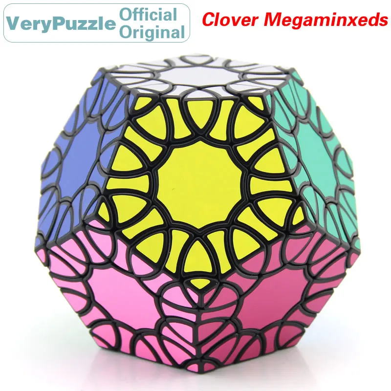 Оригинальный VeryPuzzle Megaminxeds Клевер волшебный кубик Додекаэдр лепесток кривая