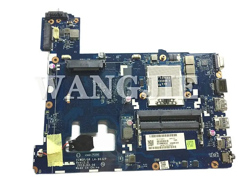 Новый VIWGP/GR LA 9632P для Lenovo G500 Материнская плата ноутбука HD 4000 s989 HM76 100% полностью