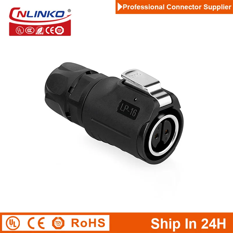 

Cnlinko LP M16 Plastic Waterproof LED Power Connector 2 3 4 5 7 8 9pin Female Plug for Welding Cable Wire Industrial Aviation