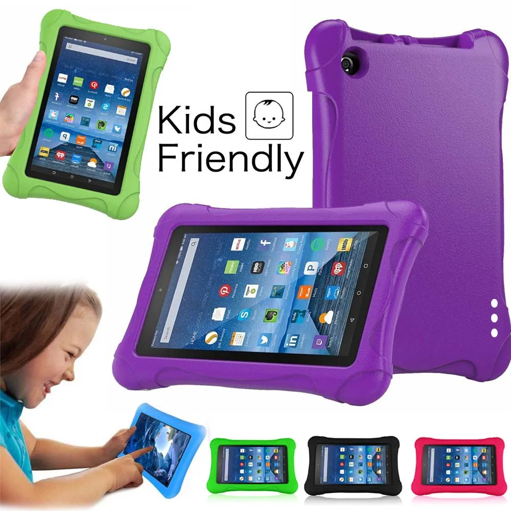 

Новый чехол для планшета Amazon Fire 7 из материала ЭВА многоцветная серия защитный чехол с защитой от падения