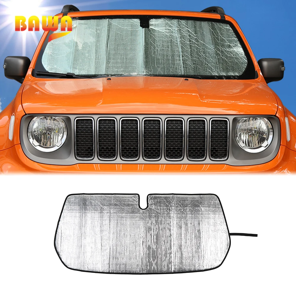 Солнцезащитный козырек BAWA для Jeep Renegade защитный лобового стекла автомобиля