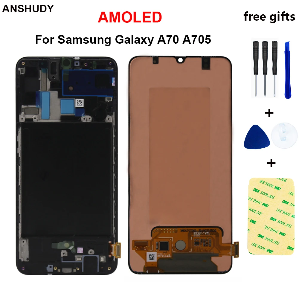 Активно матричные осид для samsung Galaxy A70 A705 A705F SM ЖК дисплей кодирующий
