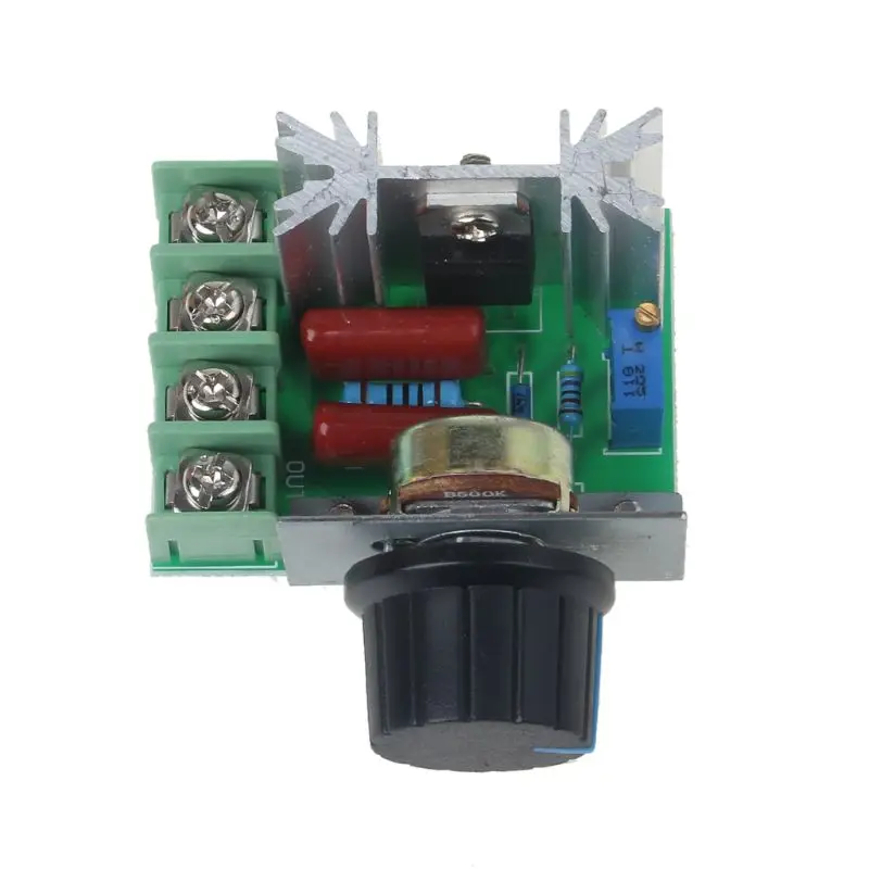 Регулятор скорости двигателя переменного тока 2000 Вт 50-220 В 25 А регулируемый