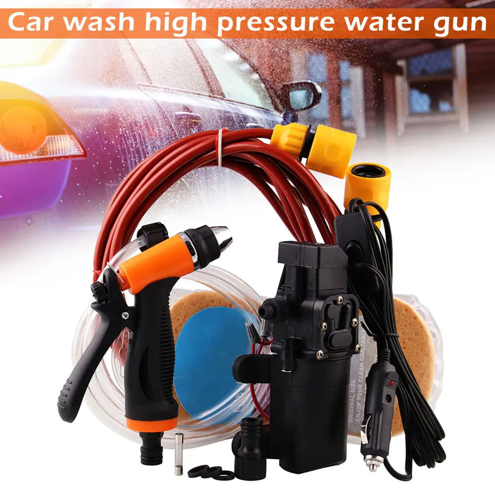 Насос для мойки автомобиля портативная самовсасывающая быстрая мойка высокого