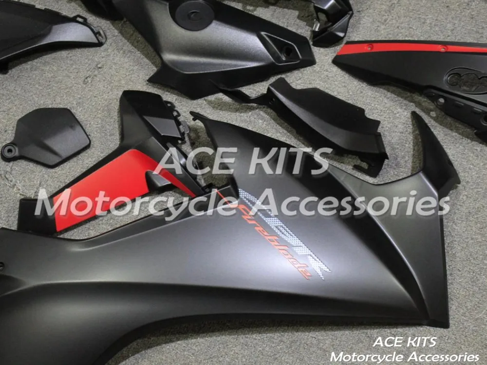 Мотоциклетный обтекатель abs комплект для HONDA CBR1000RR корпусные детали плесень черный красный Магазин № 0039