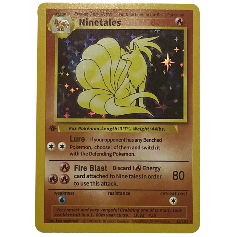 Tarjetas originales de Pokemon Flash, tarjetas de juego de colecci&oacute;n de 1996 a&ntilde;os, Pickup, Charizard, Blastoise, Venusaur, Mewtwo, 11 Uds.-4