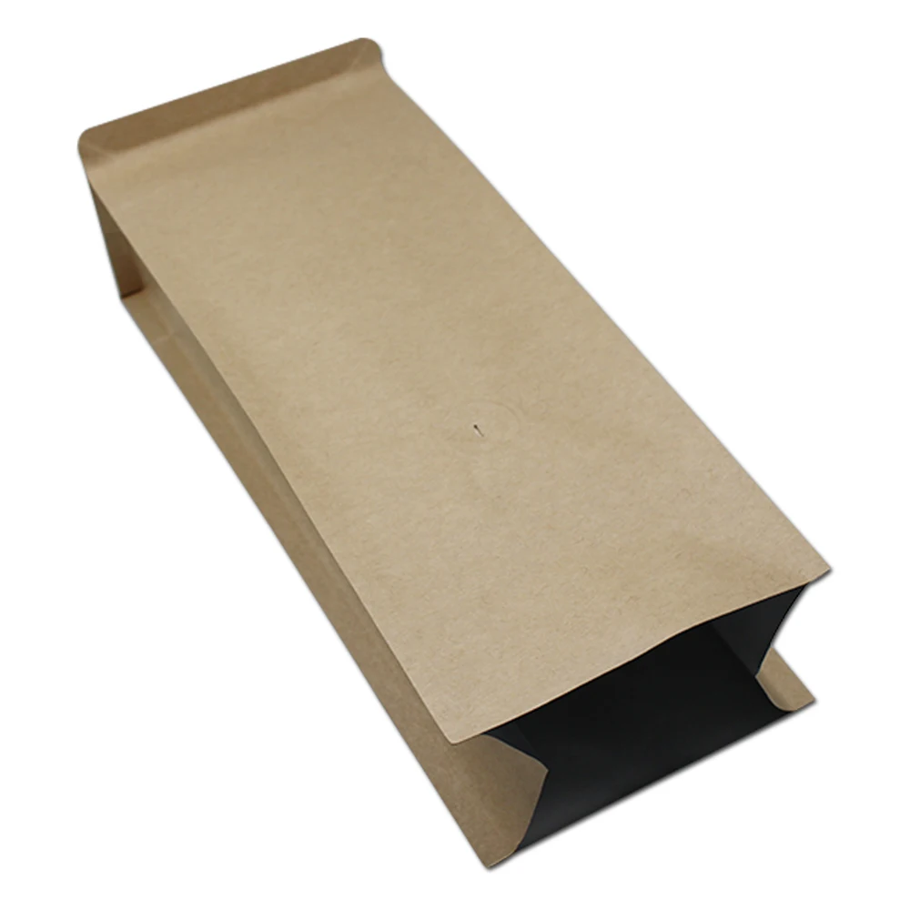 30 шт с открытым верхом из крафт бумаги Бумага матовый черный белый цвет Алюминий