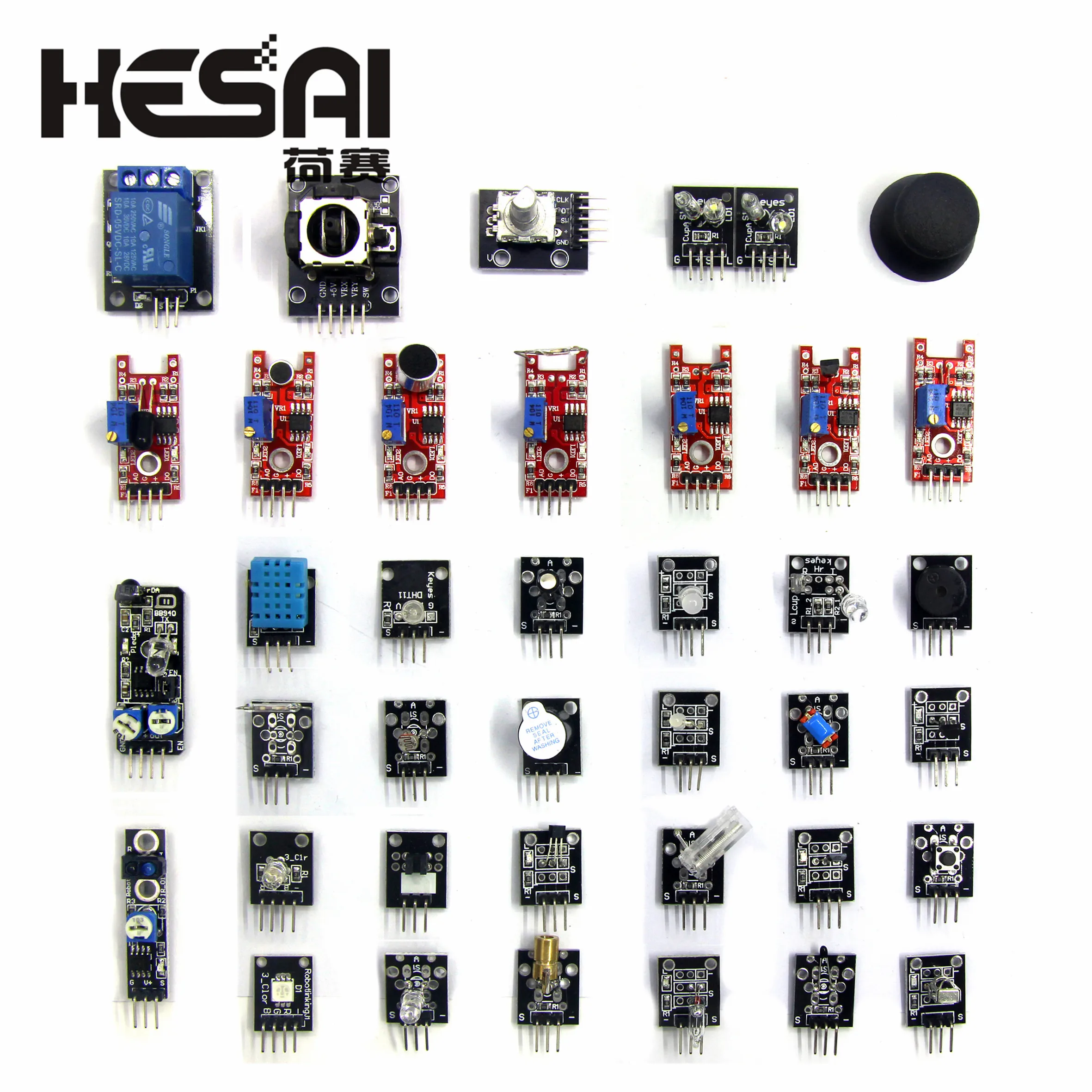 Набор датчиков 37 в 1 Smart Electronics совершенно новый с пластиковой коробкой для arduino